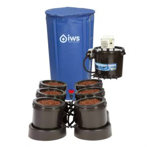 GB Hydro - IWS Flood and Drain Standard Remote (16mm) - 6 Pots - 100L